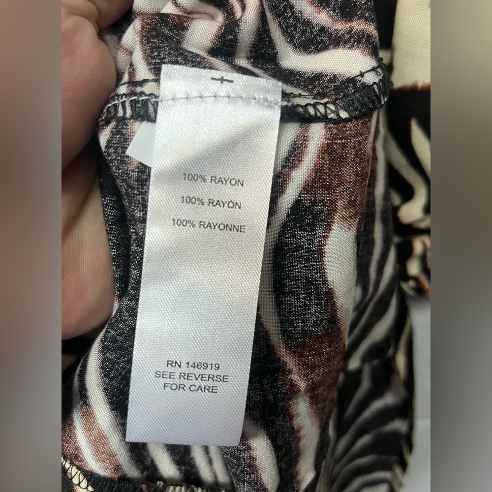 Casa Cabana Blouses for Women. Zebra XS - Picture 3 of 4